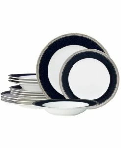 Noritake Odessa Cobalt 12 Piece Set, Service For 4