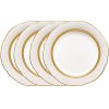 Noritake Charlotta Gold Set Of 4 Scalloped Accent Plates, Service For 4 1 Noritake Charlotta Gold Set Of 4 Scalloped Accent Plates, Service For 4 -VilleroyBoch shop 22712311 fpx