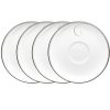 Noritake Platinum Wave Set Of 4 Saucers, Service For 4 -VilleroyBoch shop 22712396 fpx