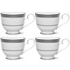 Noritake Odessa Platinum Set Of 4 Cups, Service For 4 -VilleroyBoch shop 22712441 fpx