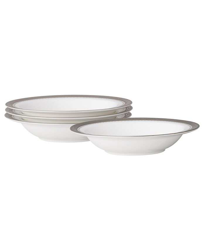 Odessa Platinum Set Of 4 Fruit Bowls, Service For 4 Noritake Odessa Platinum Set Of 4 Fruit Bowls, Service For 4 -VilleroyBoch shop
