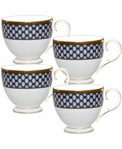 Noritake Blueshire Set Of 4 Cups, Service For 4