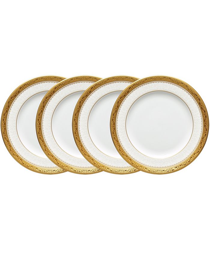 Odessa Gold Set Of 4 Bread Butter And Appetizer Plates, Service For 4 Noritake Odessa Gold Set Of 4 Bread Butter And Appetizer Plates, Service For 4 -VilleroyBoch shop