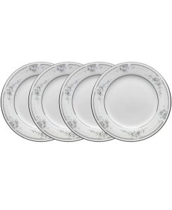 Noritake Sweet Leilani Set Of 4 Bread Butter And Appetizer Plates, Service For 4