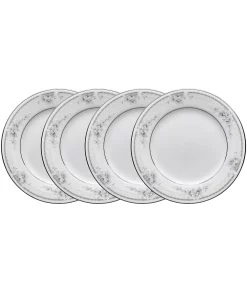 Noritake Sweet Leilani Set Of 4 Bread Butter And Appetizer Plates, Service For 4