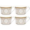 Noritake Trefolio Gold Set Of 4 Cups, Service For 4 -VilleroyBoch shop 22712893 fpx
