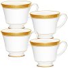 Noritake Crestwood Gold Set Of 4 Cups, Service For 4 -VilleroyBoch shop 22713016 fpx