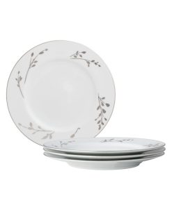 Noritake Birchwood Set Of 4 Salad Plates, Service For 4