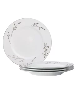 Noritake Birchwood Set Of 4 Salad Plates, Service For 4