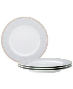 Noritake Linen Road Set Of 4 Dinner Plates, Service For 4