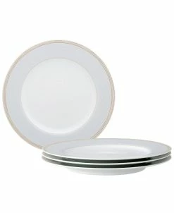 Noritake Linen Road Set Of 4 Dinner Plates, Service For 4