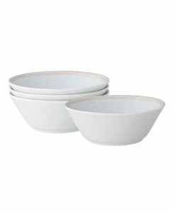 Noritake Linen Road Set Of 4 Fruit Bowls, Service For 4