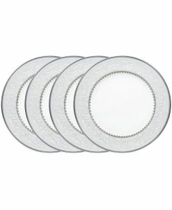 Noritake Brocato Set Of 4 Bread Butter And Appetizer Plates, Service For 4