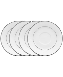 Noritake Spectrum Set Of 4 Saucers, Service For 4