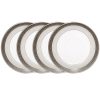 Noritake Summit Platinum Set Of 4 Saucers, Service For 4 -VilleroyBoch shop 22713201 fpx
