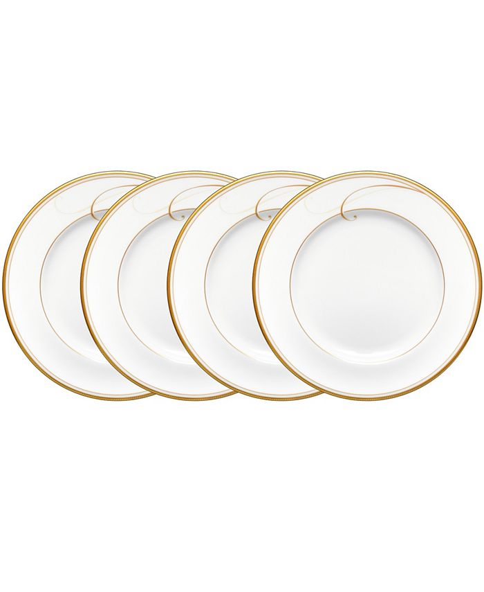 Noritake Golden Wave Set Of 4 Bread Butter And Appetizer Plates, Service For 4 3 Noritake Golden Wave Set Of 4 Bread Butter And Appetizer Plates, Service For 4