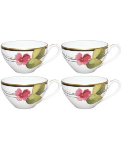 Noritake Alluring Fields Set Of 4 Cups, Service For 4