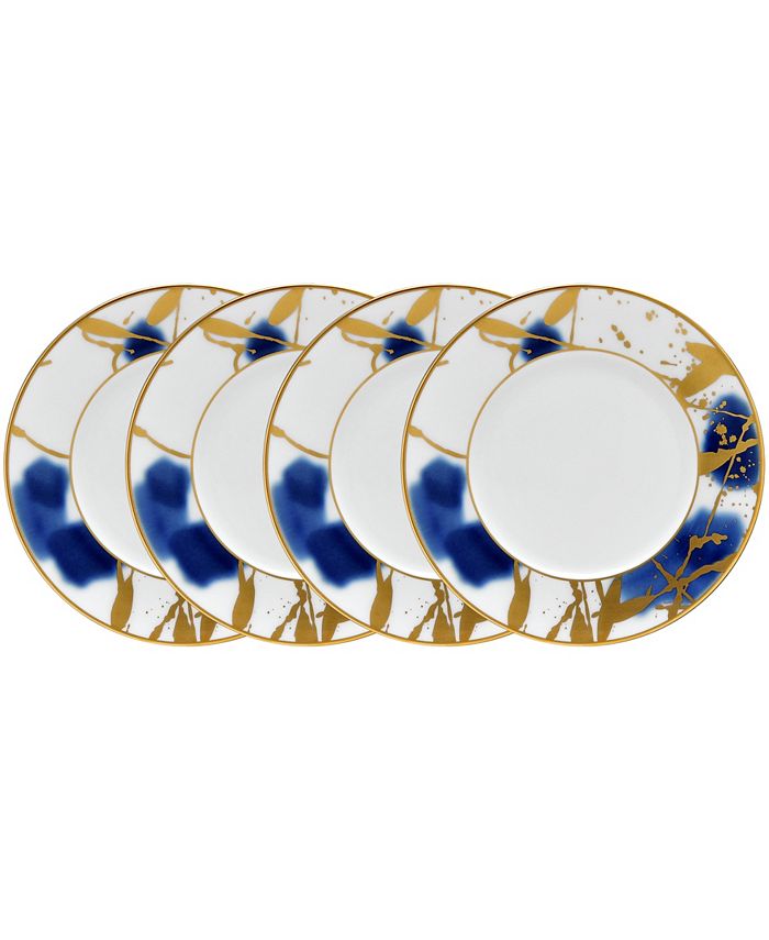 Jubilant Days Gold Set Of 4 Bread Butter And Appetizer Plate, Service For 4 Noritake Jubilant Days Gold Set Of 4 Bread Butter And Appetizer Plate, Service For 4 -VilleroyBoch shop