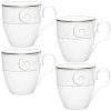 Noritake Platinum Wave Set Of 4 Mugs, Service For 4 2 Noritake Platinum Wave Set Of 4 Mugs, Service For 4 -VilleroyBoch shop 22713492 fpx