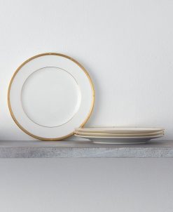 Noritake Rochelle Gold Set Of 4 Bread Butter And Appetizer Plates, Service For 4 -VilleroyBoch shop 22737033 fpx