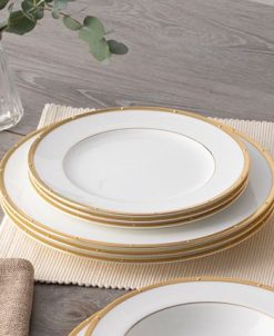 Noritake Rochelle Gold Set Of 4 Salad Plates, Service For 4 8 Noritake Rochelle Gold Set Of 4 Salad Plates, Service For 4 -VilleroyBoch shop 22737042 fpx