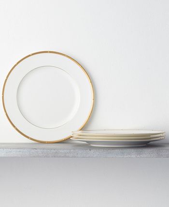 Rochelle Gold Set Of 4 Dinner Plates, Service For 4 Noritake Rochelle Gold Set Of 4 Dinner Plates, Service For 4 -VilleroyBoch shop