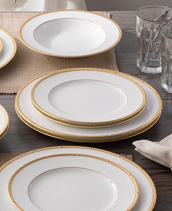 Rochelle Gold Set Of 4 Dinner Plates, Service For 4 Noritake Rochelle Gold Set Of 4 Dinner Plates, Service For 4 -VilleroyBoch shop