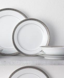 Noritake Crestwood Platinum Set Of 4 Salad Plates, Service For 4 -VilleroyBoch shop 22771163 fpx