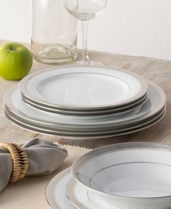 Noritake Crestwood Platinum Set Of 4 Dinner Plates, Service For 4 8 Noritake Crestwood Platinum Set Of 4 Dinner Plates, Service For 4 -VilleroyBoch shop 22771175 fpx