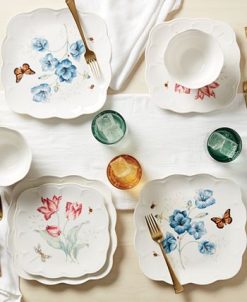 Lenox Butterfly Meadow Square Set 18-Piece, Created For Macy's 7 Lenox Butterfly Meadow Square Set 18-Piece, Created For Macy's -VilleroyBoch shop 22852705 fpx