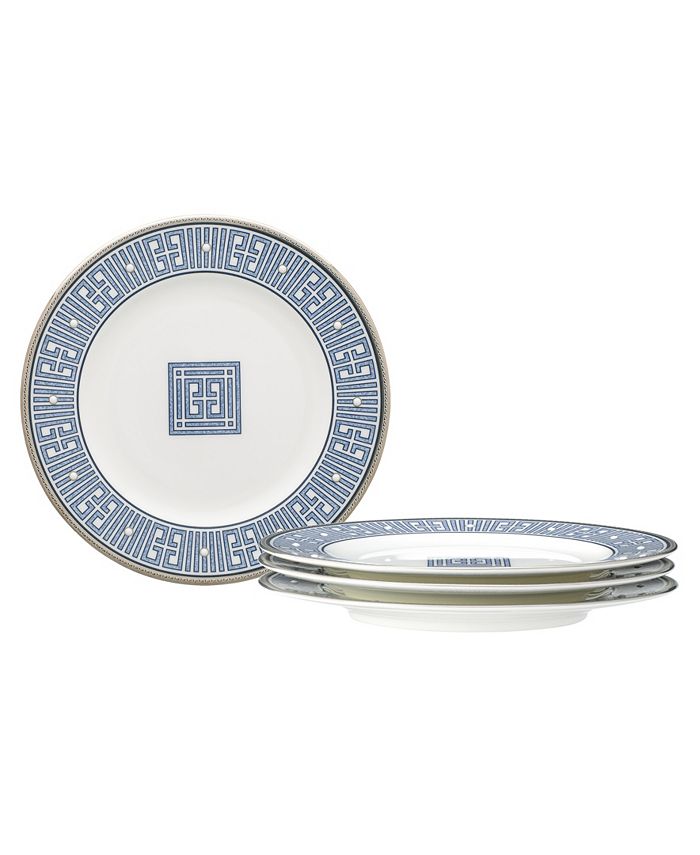 Infinity Blue Set Of 4 Bread Butter/Appetizer Plates, 6-1/2 Noritake Infinity Blue Set Of 4 Bread Butter/Appetizer Plates, 6-1/2 -VilleroyBoch shop