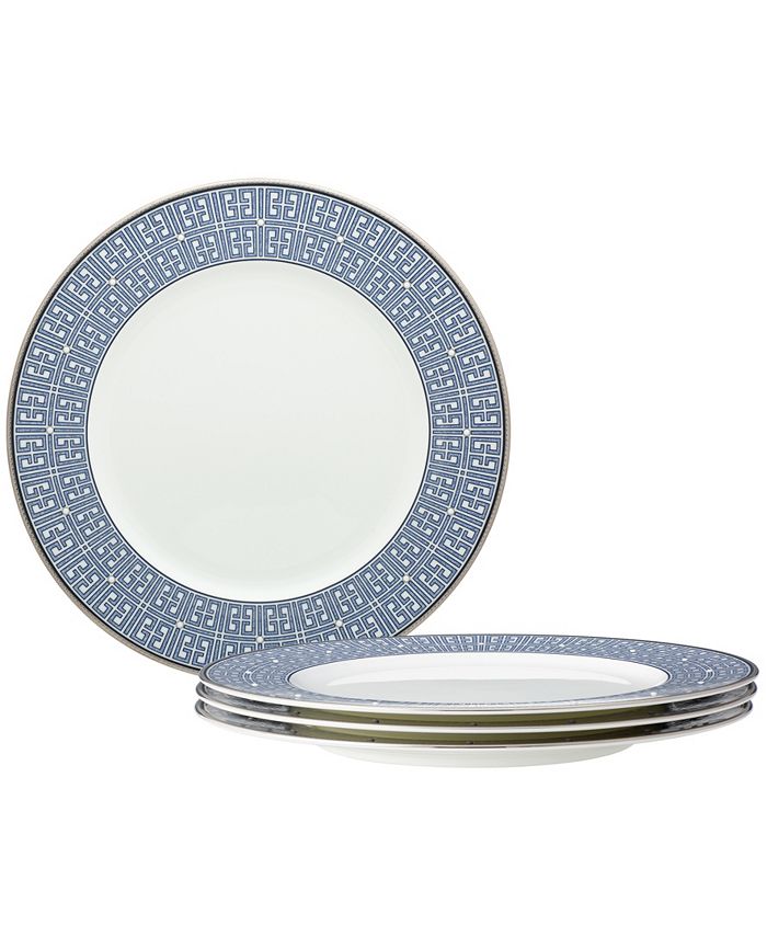 Infinity Blue Set Of 4 Dinner Plates, 11 Noritake Infinity Blue Set Of 4 Dinner Plates, 11 -VilleroyBoch shop