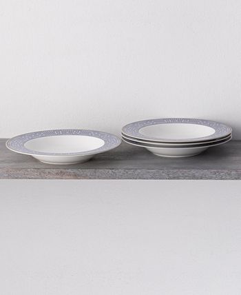 Noritake Infinity Blue Set Of 4 Soup Bowls, 8 1/2 12 Oz. 4 Noritake Infinity Blue Set Of 4 Soup Bowls, 8 1/2 12 Oz. - Image 2