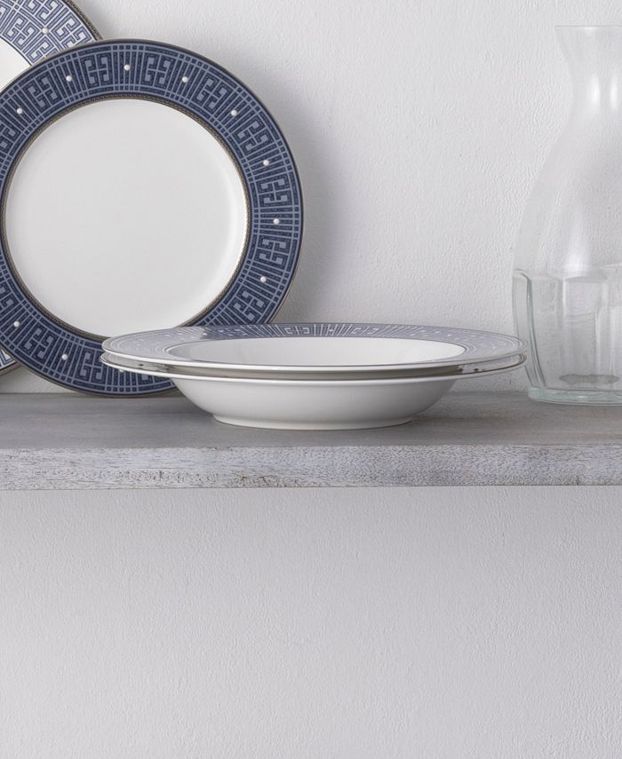 Noritake Infinity Blue Set Of 4 Soup Bowls, 8 1/2 12 Oz. 6 Noritake Infinity Blue Set Of 4 Soup Bowls, 8 1/2 12 Oz. - Image 4