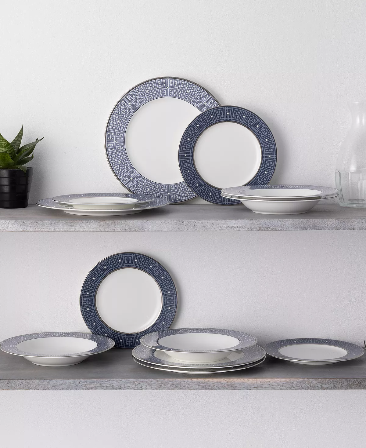 Noritake Infinity Blue Set Of 4 Soup Bowls, 8 1/2 12 Oz. 11 Noritake Infinity Blue Set Of 4 Soup Bowls, 8 1/2 12 Oz. - Image 9