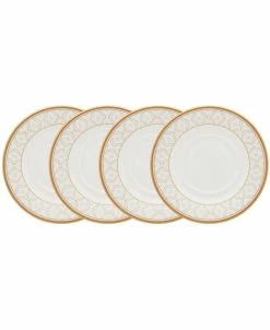 Noritake Ble Pearl Set Of 4 Saucers, 6