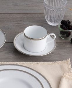 Noritake Whiteridge Platinum Set Of 4 Saucers, 6 3 Noritake Whiteridge Platinum Set Of 4 Saucers, 6 -VilleroyBoch shop 22934505 fpx