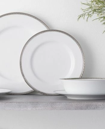 Noritake Whiteridge Platinum Set Of 4 Salad Plates, 8-1/4 - Image 6