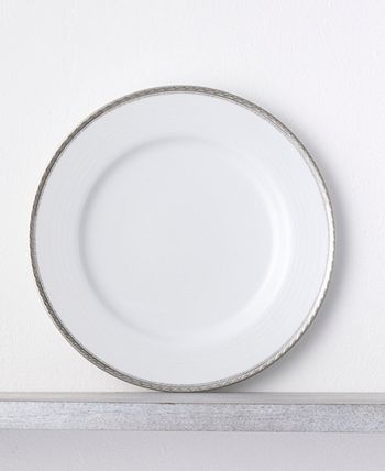 Noritake Whiteridge Platinum Set Of 4 Dinner Plates, 10-1/2 5 Noritake Whiteridge Platinum Set Of 4 Dinner Plates, 10-1/2 - Image 3