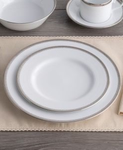 Noritake Whiteridge Platinum Set Of 4 Dinner Plates, 10-1/2 14 Noritake Whiteridge Platinum Set Of 4 Dinner Plates, 10-1/2 -VilleroyBoch shop 22934560 fpx