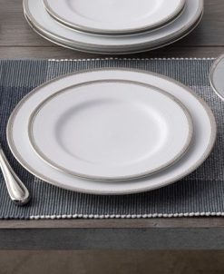 Noritake Whiteridge Platinum Set Of 4 Dinner Plates, 10-1/2 18 Noritake Whiteridge Platinum Set Of 4 Dinner Plates, 10-1/2 -VilleroyBoch shop 22934564 fpx