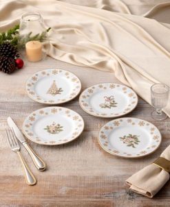 Noritake Holly Berry Gold Set Of 4 Assorted Appetizer Plates, 6-1/4 3 Noritake Holly Berry Gold Set Of 4 Assorted Appetizer Plates, 6-1/4 -VilleroyBoch shop 22935842 fpx