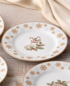 Noritake Holly Berry Gold Set Of 4 Assorted Appetizer Plates, 6-1/4 5 Noritake Holly Berry Gold Set Of 4 Assorted Appetizer Plates, 6-1/4 -VilleroyBoch shop 22935844 fpx