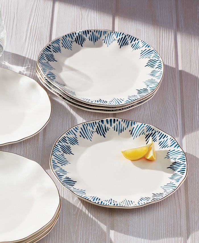 Blue Bay Dinner Plate Set/4 Ikat Lenox Blue Bay Dinner Plate Set/4 Ikat -VilleroyBoch shop