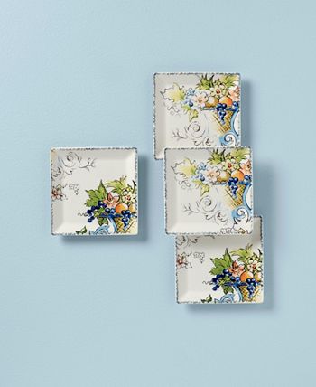 Autumn Studio Square Party Plate Set, 4 Piece Lenox Autumn Studio Square Party Plate Set, 4 Piece -VilleroyBoch shop