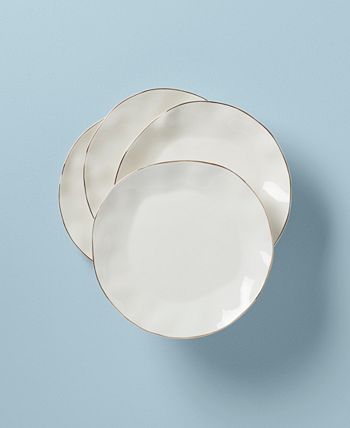 Lenox Blue Bay Dinner Plate Set/4 White 4 Lenox Blue Bay Dinner Plate Set/4 White - Image 2