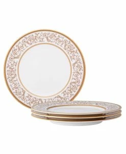 Noritake Summit Gold Set Of 4 Salad Plates, Service For 4