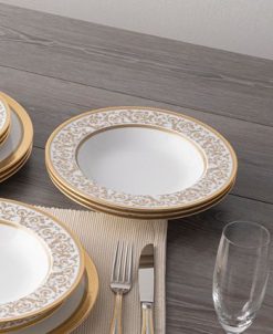 Noritake Summit Gold Set Of 4 Soup Bowls, Service For 4 -VilleroyBoch shop 23138468 fpx