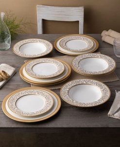 Noritake Summit Gold Set Of 4 Soup Bowls, Service For 4 -VilleroyBoch shop 23138470 fpx