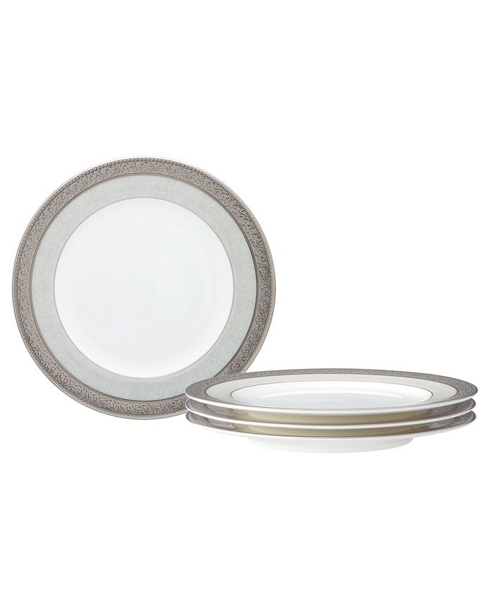 Summit Platinum Set Of 4 Bread Butter And Appetizer Plates, Service For 4 Noritake Summit Platinum Set Of 4 Bread Butter And Appetizer Plates, Service For 4 -VilleroyBoch shop
